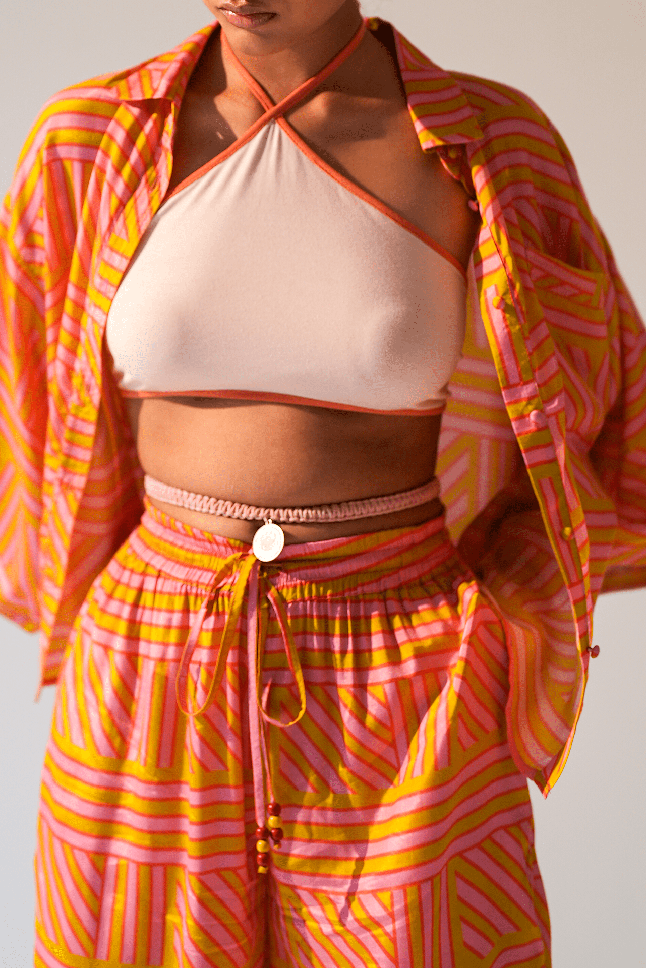 Gulnar Virk in Cool Frosty co-ord set