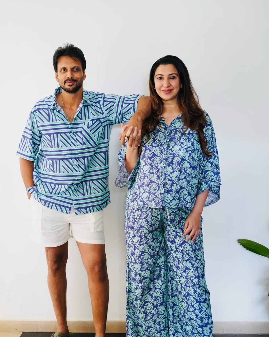 Aadarsh Balakrishna in Boo Bubble Buttoned Down Shirt