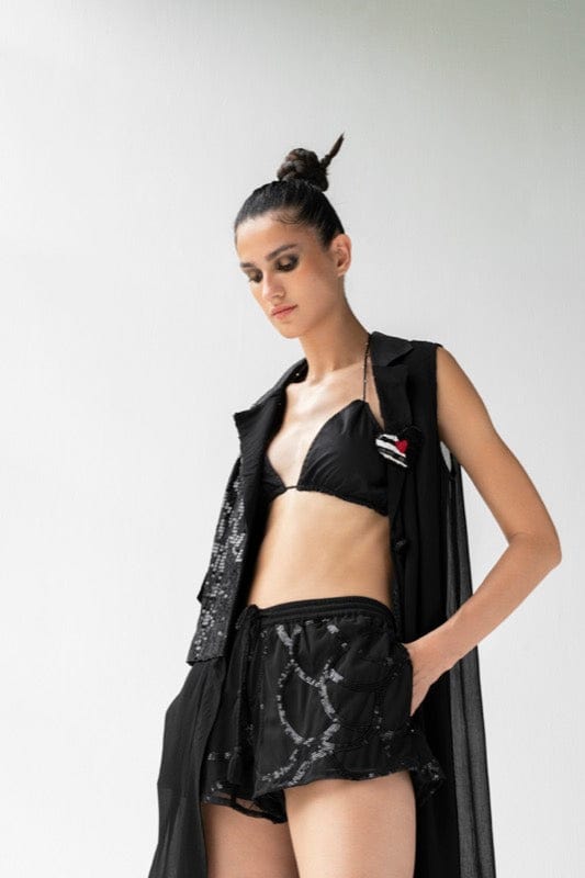 Hershey's circular sequin shorts