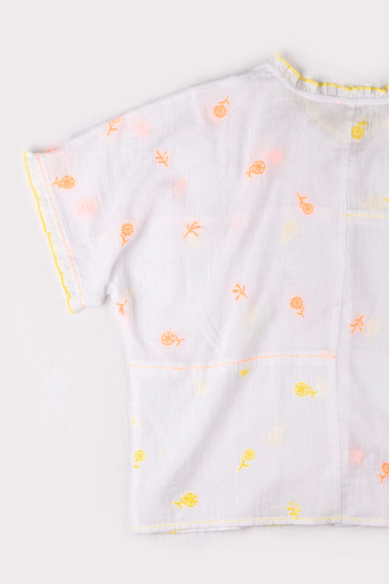 Candy Cloud Embroidered Shirt
