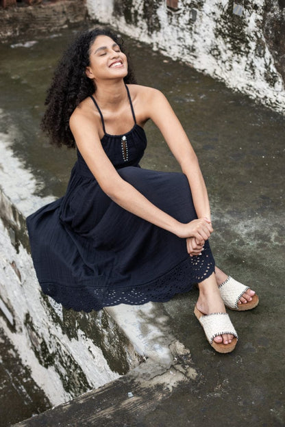 Black magic long dress