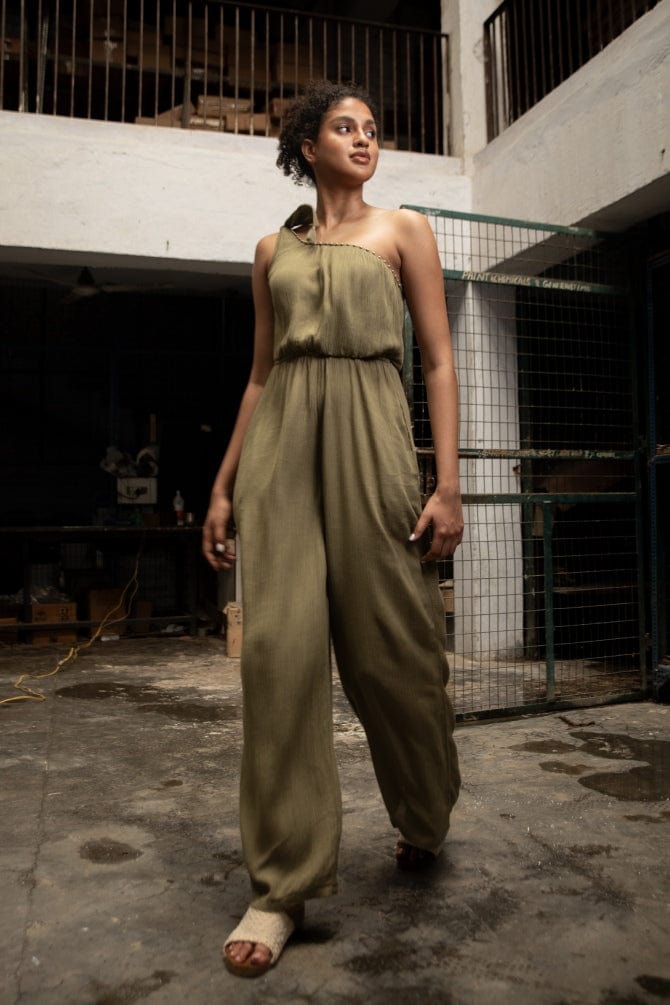 Flame vine jumpsuit