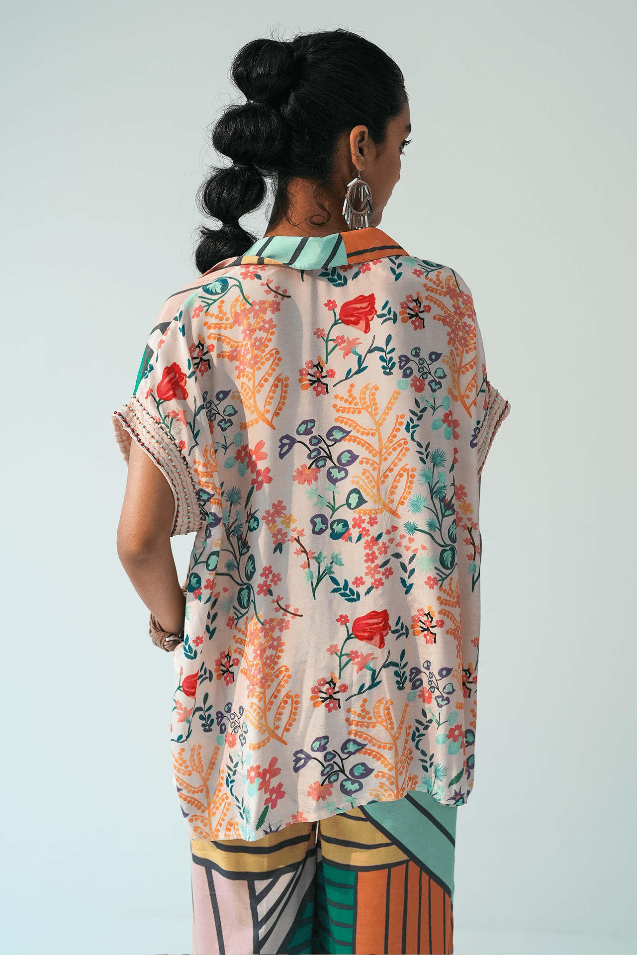 Retro Ripple Oversized resort top