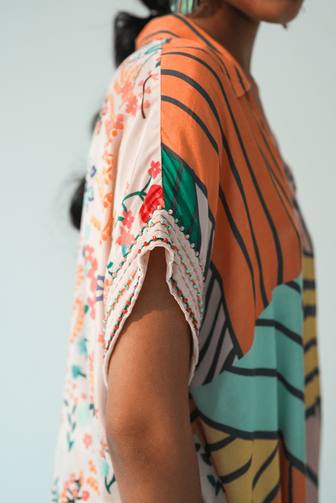 Retro Ripple Oversized resort top