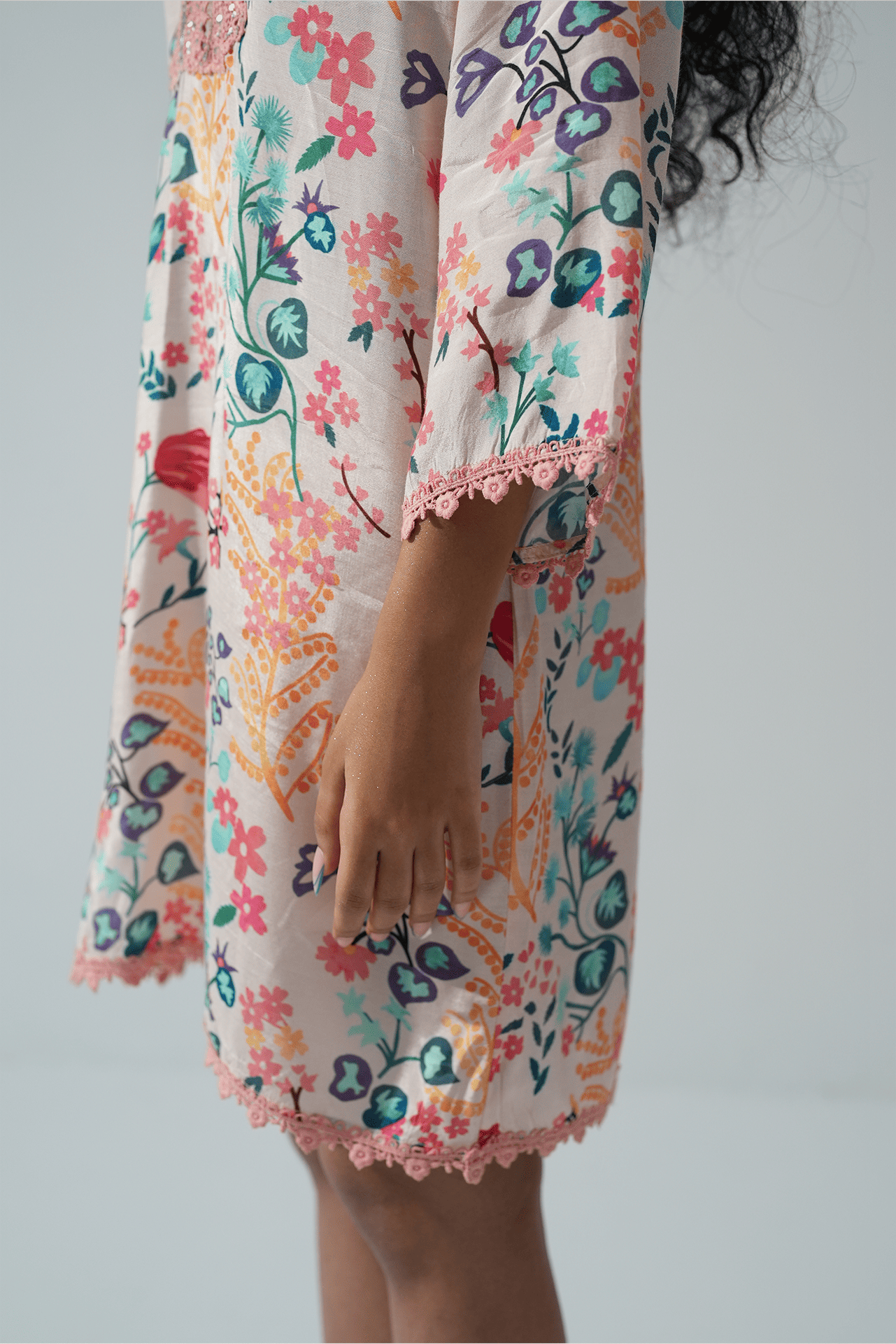 Tangerine Tango kurta kaftan