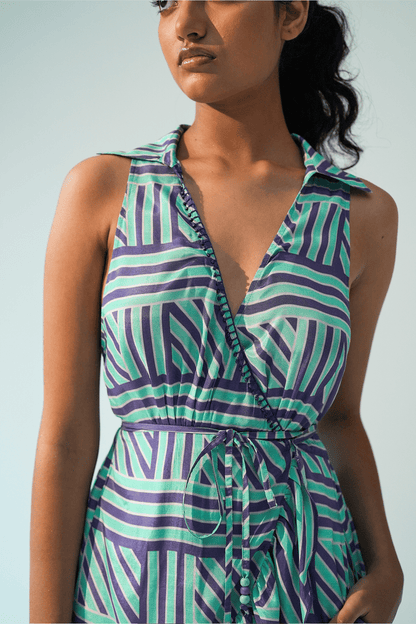 Lavender love wrap dress
