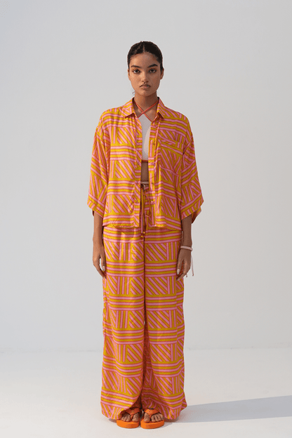 Gulnar Virk in Cool Frosty co-ord set