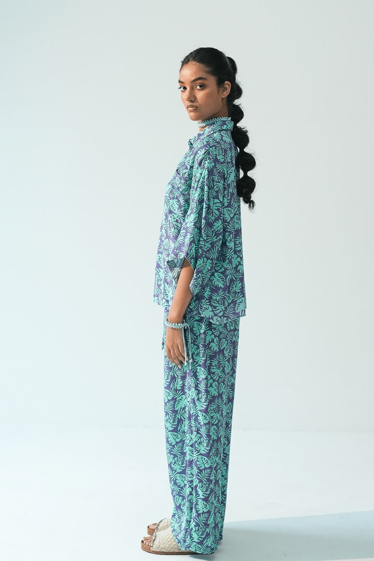 Gulnar Virk in Cool Frosty co-ord set