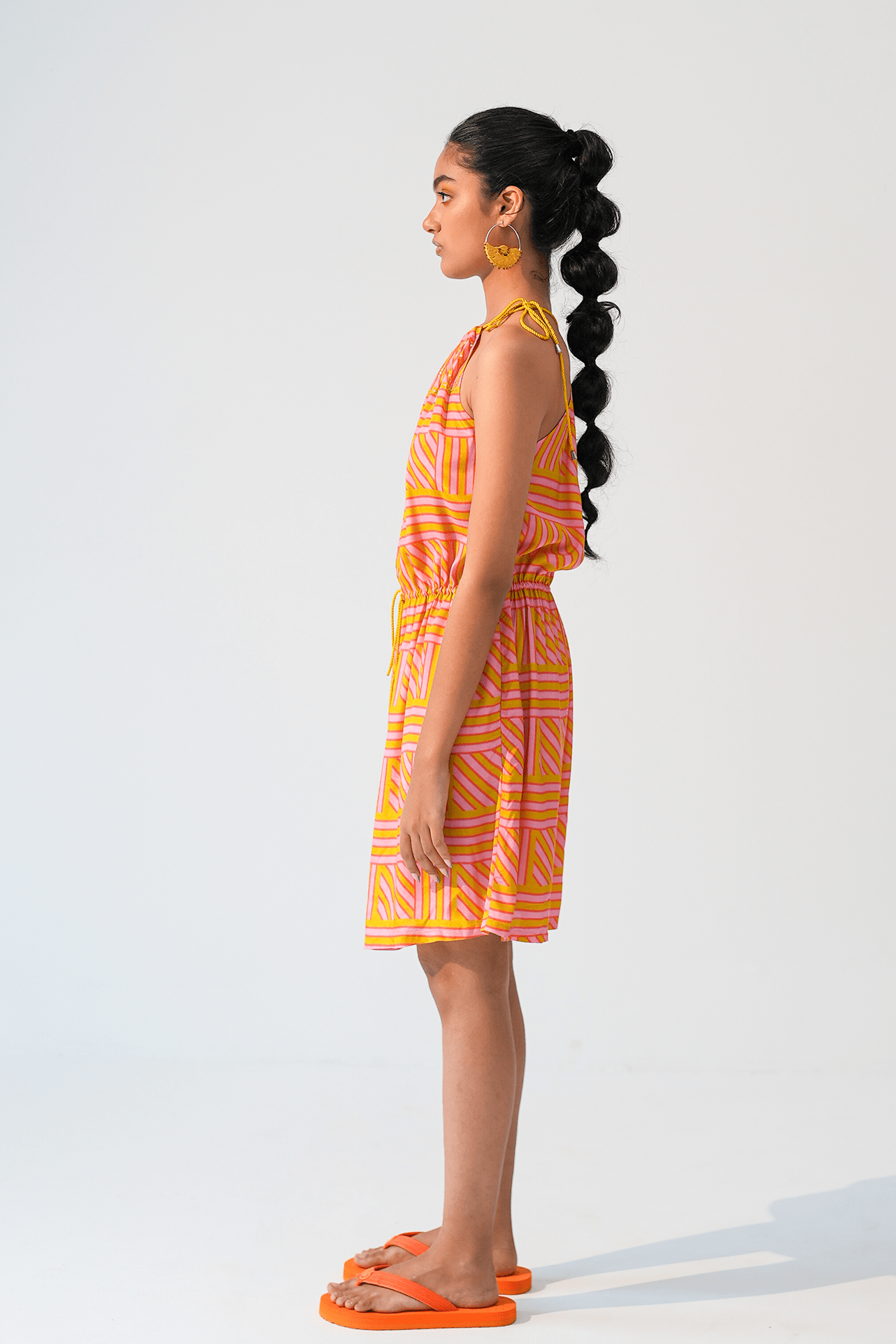 Hazelnut Haven Halter Dress