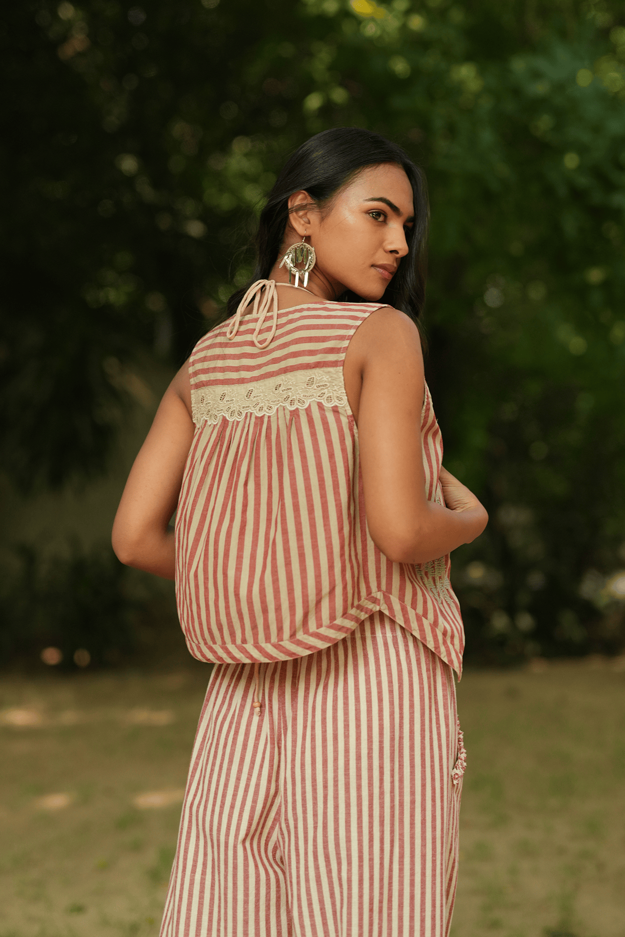 Pecan vest and Sunlee  bikini