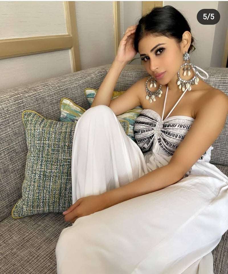 Mouni Roy in Darkins Flared Jumpsuit