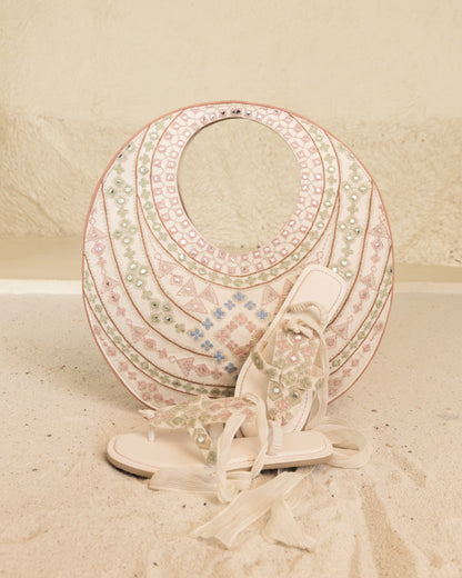 Adria tie up sandals