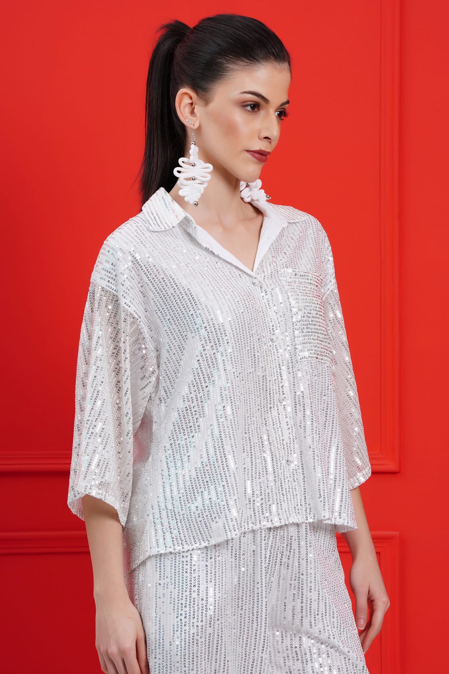 Charm sequins co-ord set