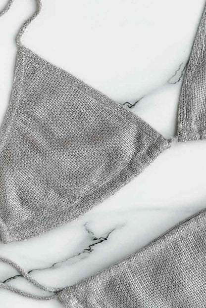 Bobo silver bikini and brief set