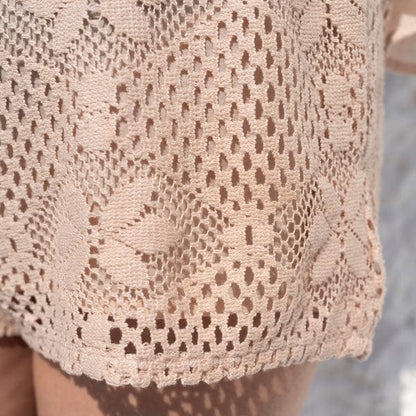 Adelia cotton lace shorts