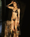 Orvana Ghai in ZZ net-layered bikini & brief set