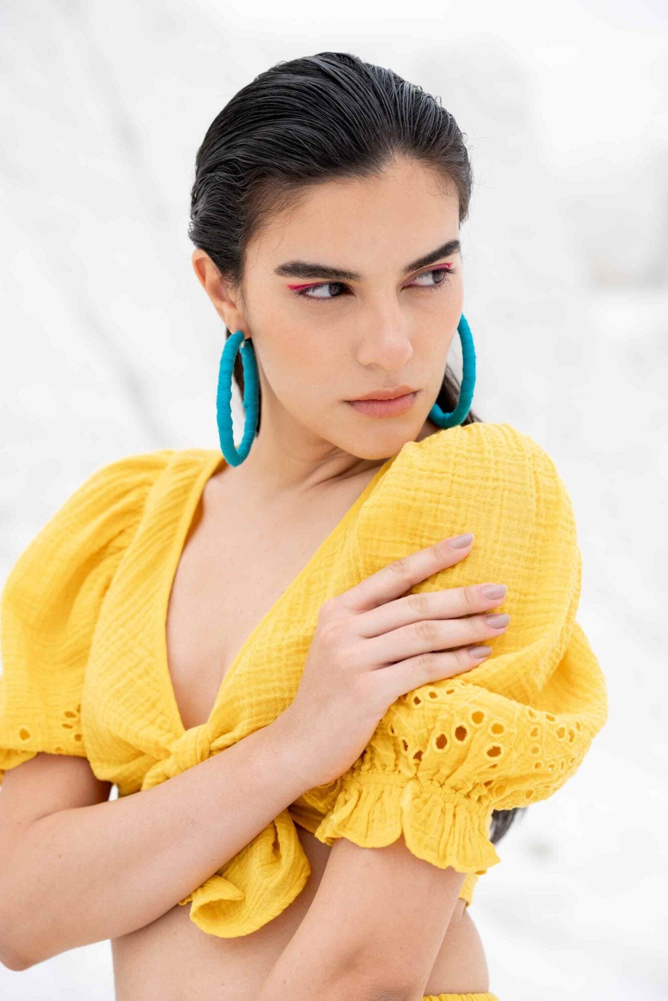 Cordon blue skirt with tie top (Set of 2 products)