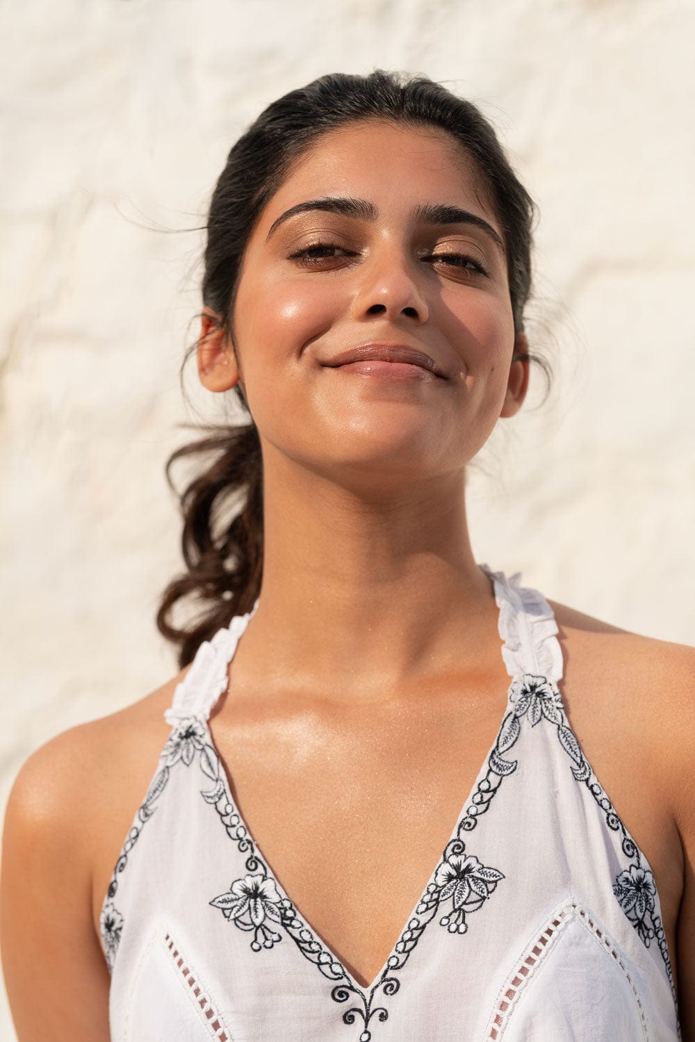 Zoe balloon crop top