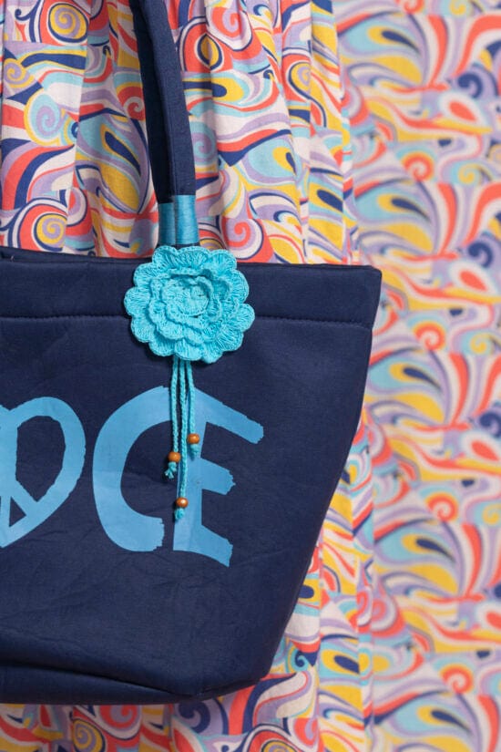 Rum Daisy Psychedelic Print Bell bottoms