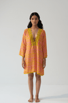 Tangerine tango kurta coverup