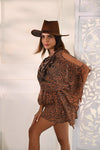 Ankana Ghosh in Desert rose printed romper