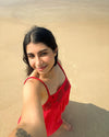 Onella in Scarlet Embellished Yoke Long Dress