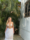 Emily in Hornbill schiffli net bikini top & brief set