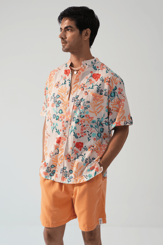 Marcha cotton canvas shorts