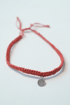 Berry bar macrame choker