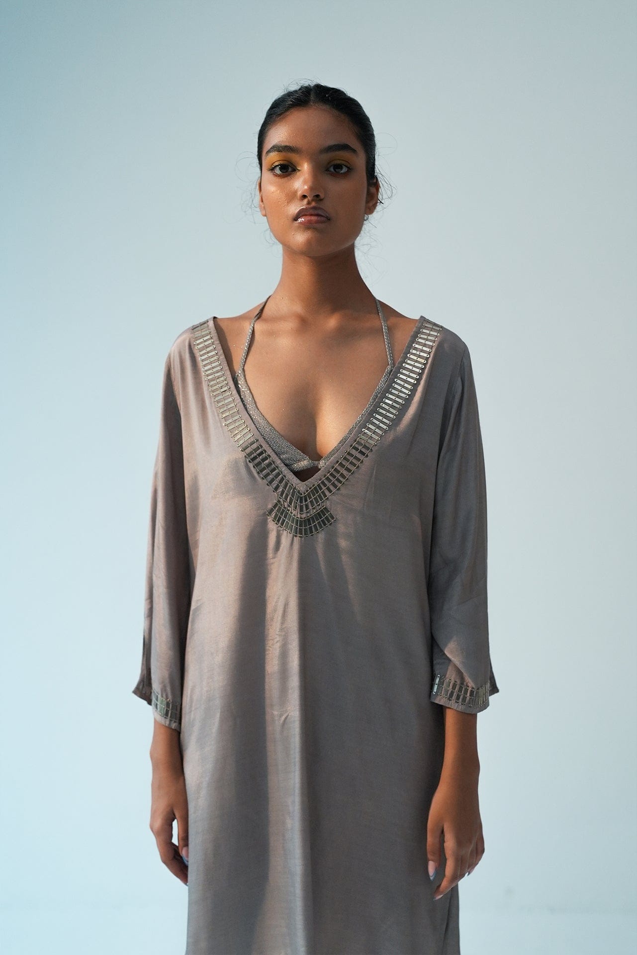 Silver Santoon Kurta Coverup